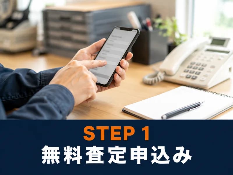 STEP1 無料査定申込み